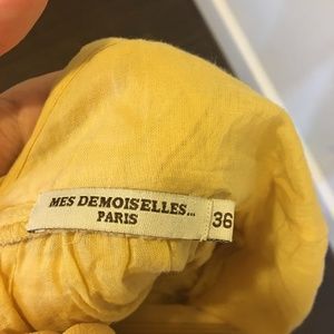Mes Demoiselles Dresses - Mes Demoiselles Paris yellow mini dress Mes Demoiselles Dresses - Mes Demoiselles Paris yellow mini dress